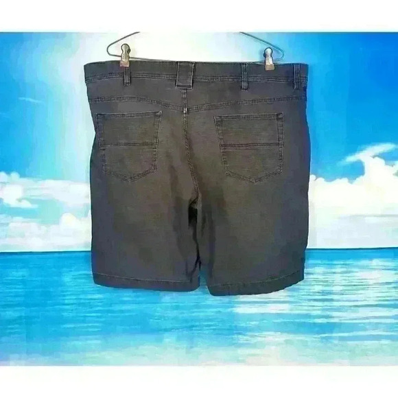 WEATHERPROOF Mens DARK GRAY Shorts CARGO Lightweight pants STRETCH size 40 - Picture 3 of 4